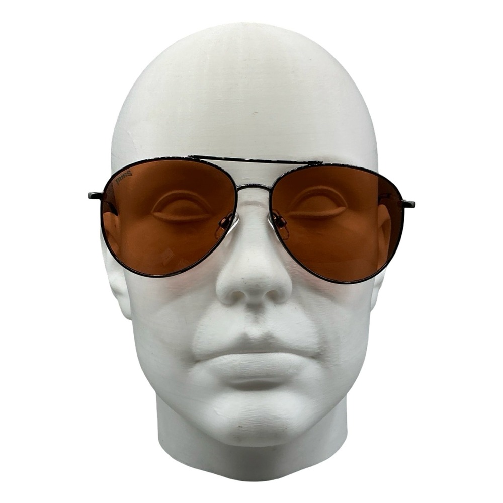 Pugs Gear Day Night Deluxe Aviator Sunglasses Black Amber Lens